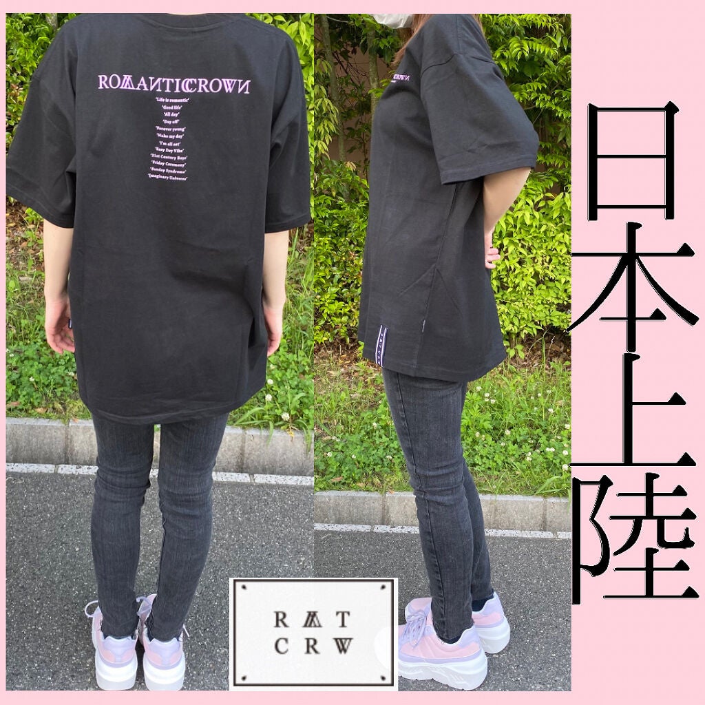 SLOGAN LIST LOGO TEE /ROMANTIC CROWN/その他を使ったクチコミ(1枚目)