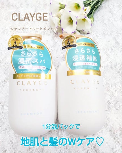 シャンプー/トリートメント SR/CLAYGE/市販シャンプーを使ったクチコミ(1枚目)
