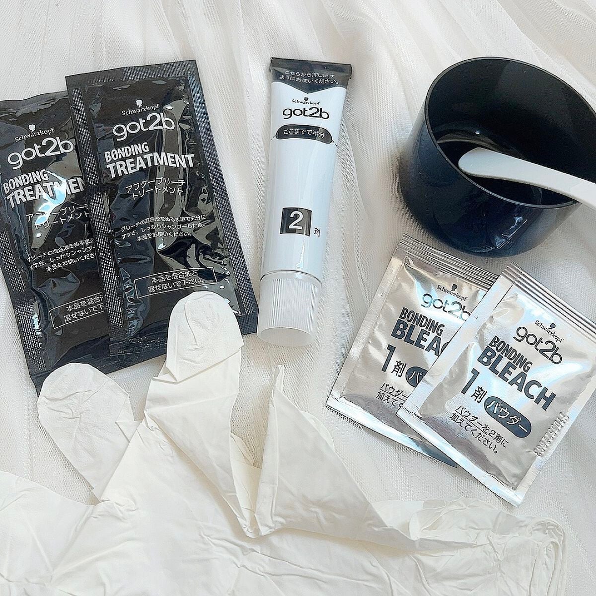 ボンディング・ポイントブリーチ/got2b/ブリーチ剤を使ったクチコミ(2枚目)