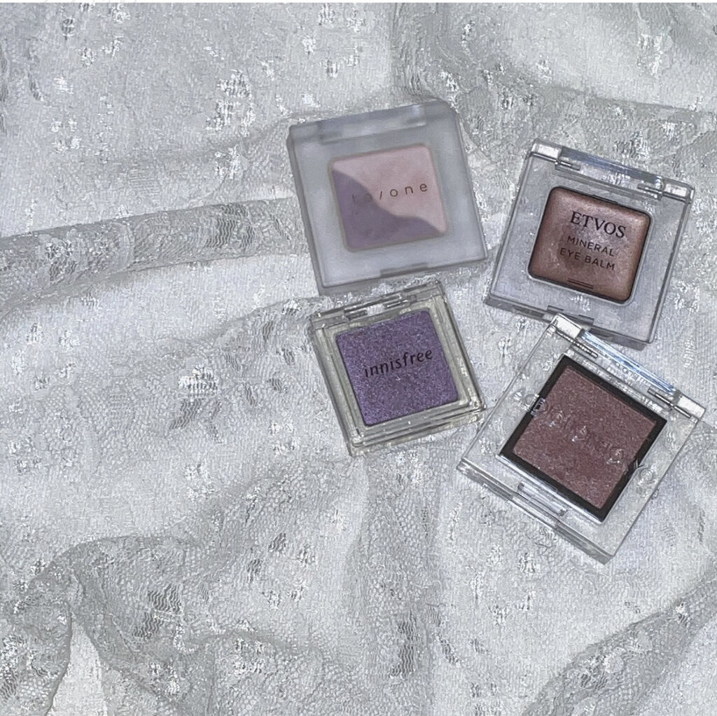 トーン ペタル アイシャドウ 07:ラベンダーピンク/to/one/アイシャドウパレットを使ったクチコミ（1枚目）