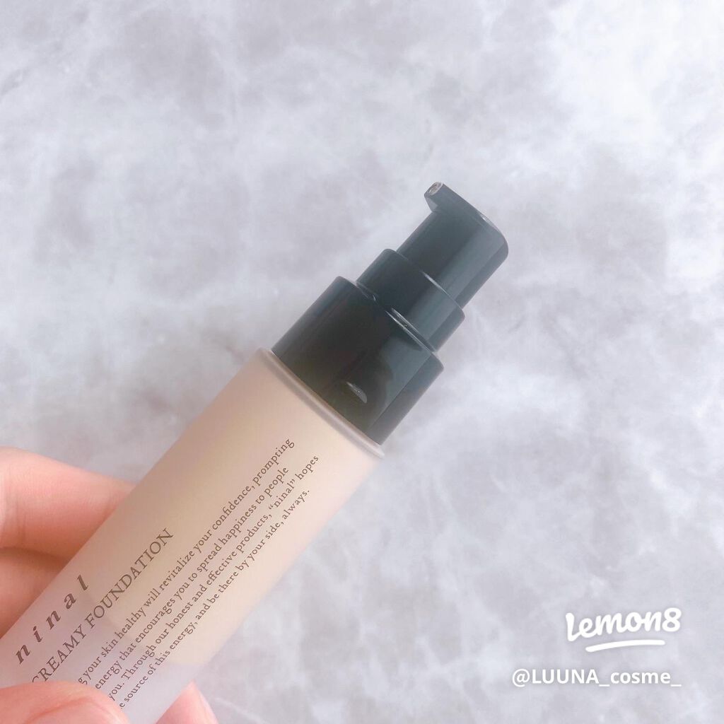ninal クリーミィファンデーション/ninal/クリーム・エマルジョンファンデーションを使ったクチコミ（2枚目）