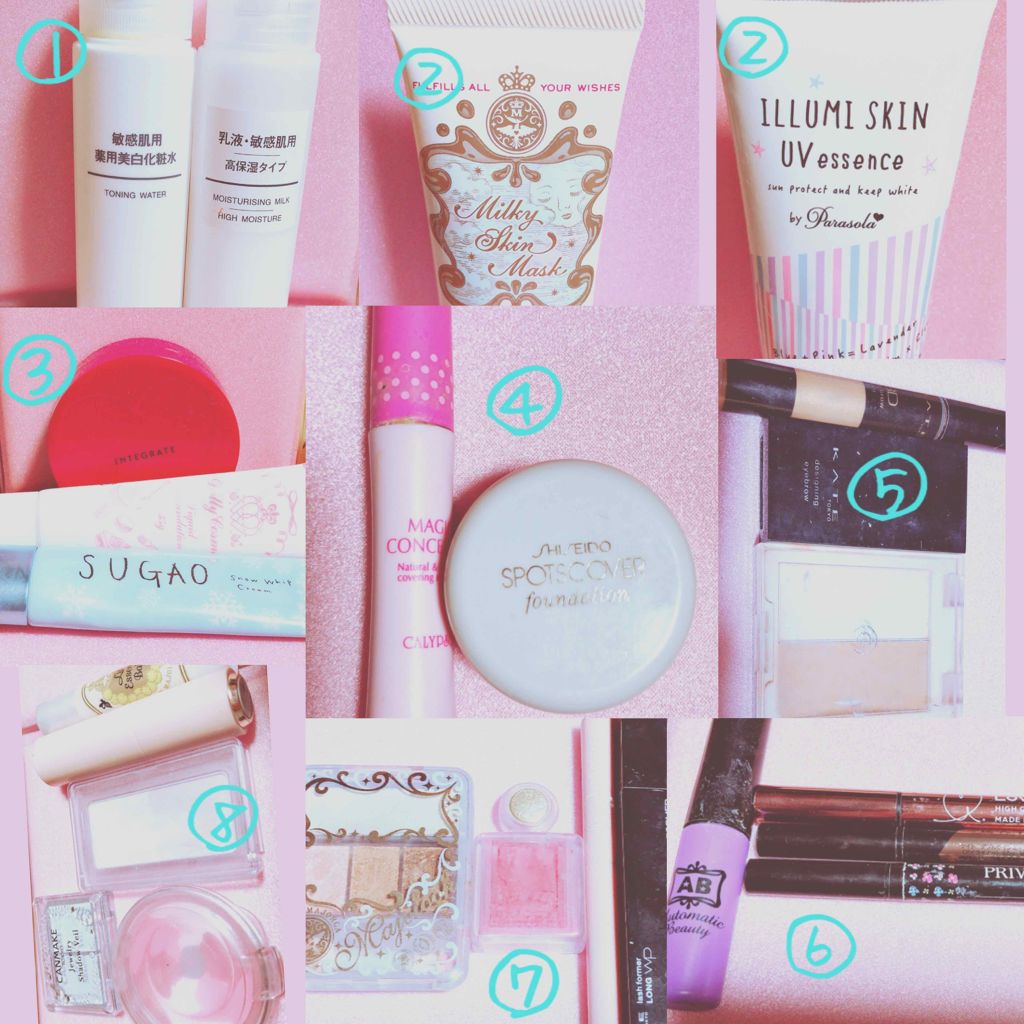 ハイライトカラー ミックスタイプ/無印良品/パウダーハイライトを使ったクチコミ（3枚目）