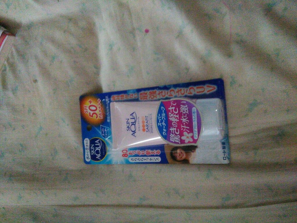 サラフィットUV さらさらエッセンス 無香料/スキンアクア/日焼け止め・UVケアを使ったクチコミ(1枚目)