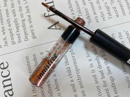 トゥインクル グリッター/innisfree/リキッドアイライナーを使ったクチコミ(1枚目)