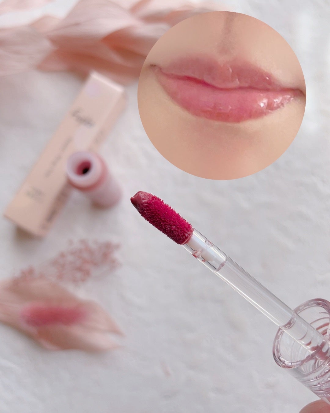 ニュアンスラップティント/Fujiko/リップティントを使ったクチコミ(4枚目)