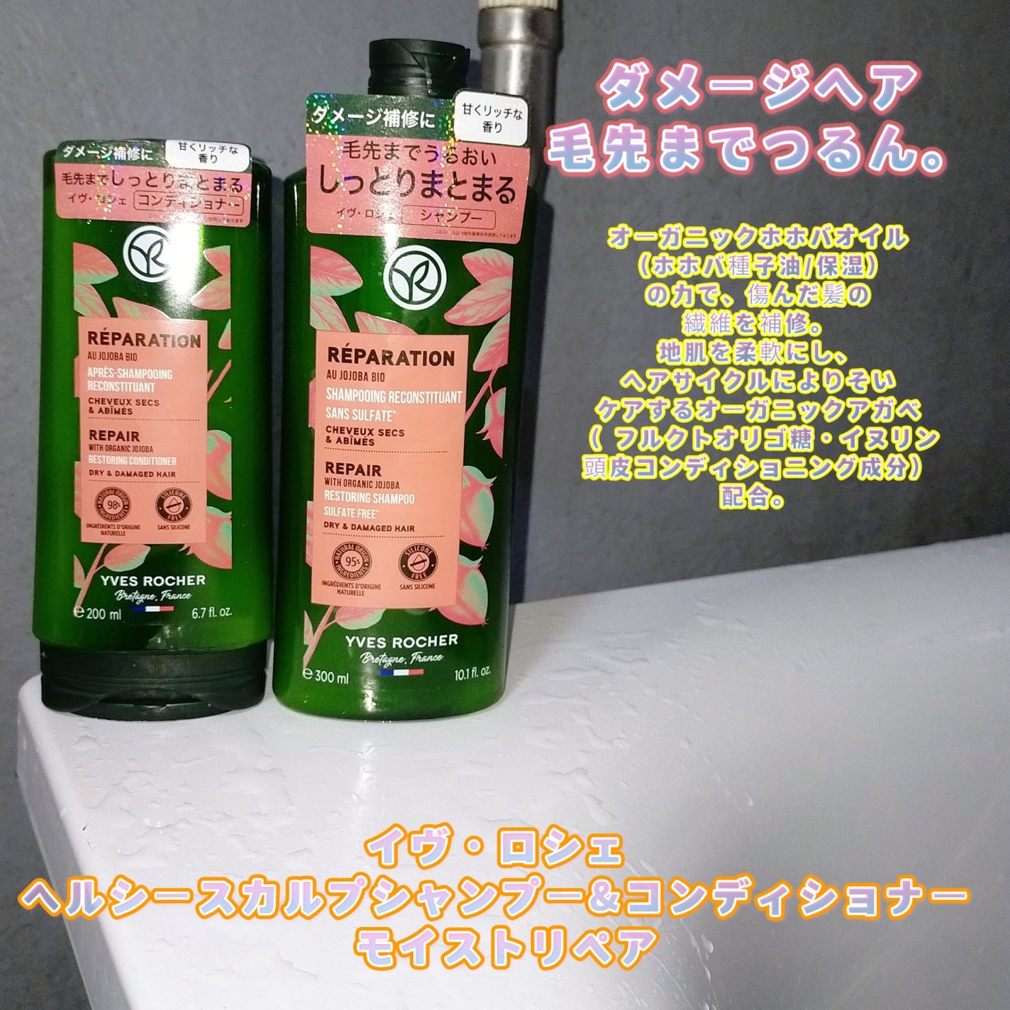 ヘルシースカルプシャンプー/コンディショナー〈モイストリペア〉/イヴ・ロシェ/市販シャンプーを使ったクチコミ(1枚目)