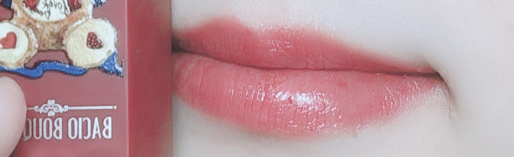 Love Bear マットリップスティック ストロベリーベア/FlowerKnows/口紅を使ったクチコミ（3枚目）