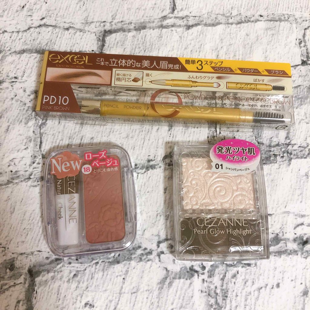 パウダー＆ペンシル　アイブロウＥＸ/excel/アイブロウペンシルを使ったクチコミ（1枚目）