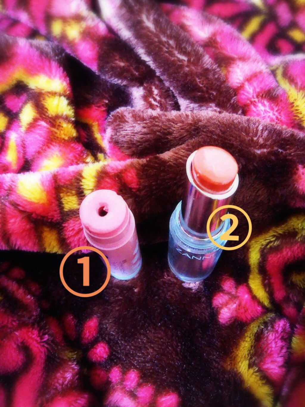 モイストピュアカラーリップ/ニベア/リップクリームを使ったクチコミ（3枚目）