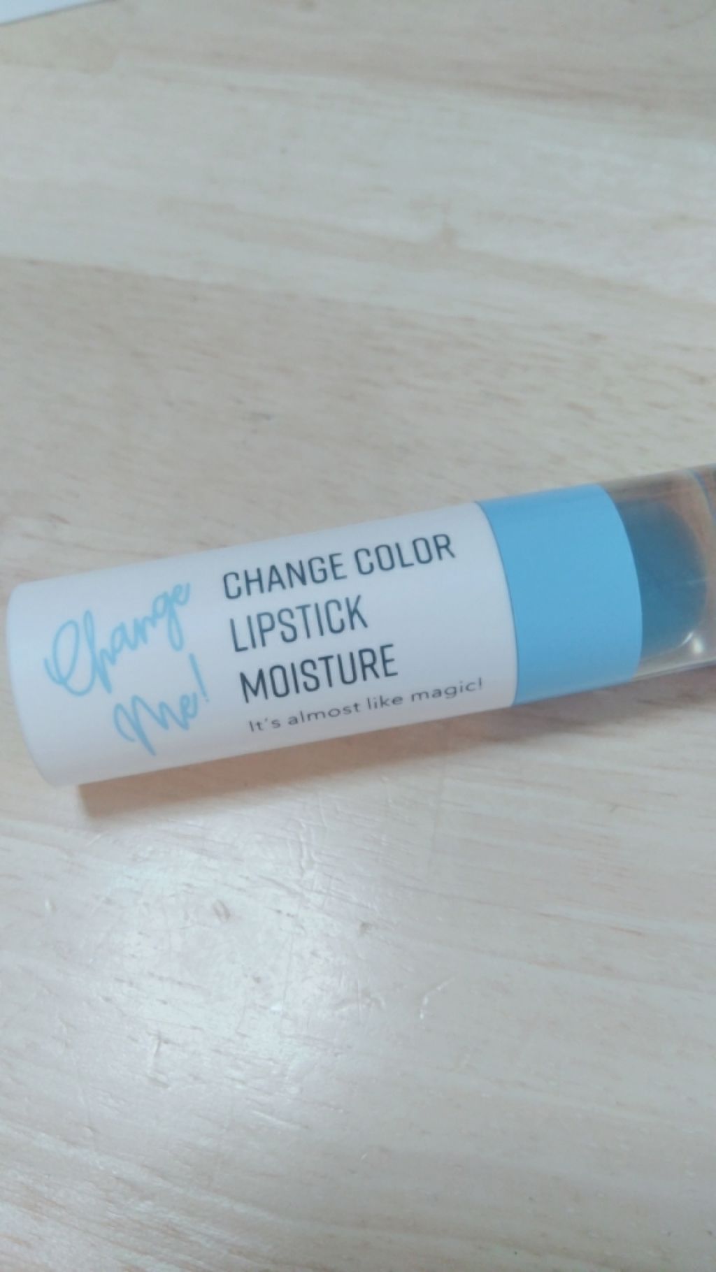 CHANGE COLOR LIPSTICK MOISTURE/CHANGE COLOR/リップケアを使ったクチコミ(1枚目)