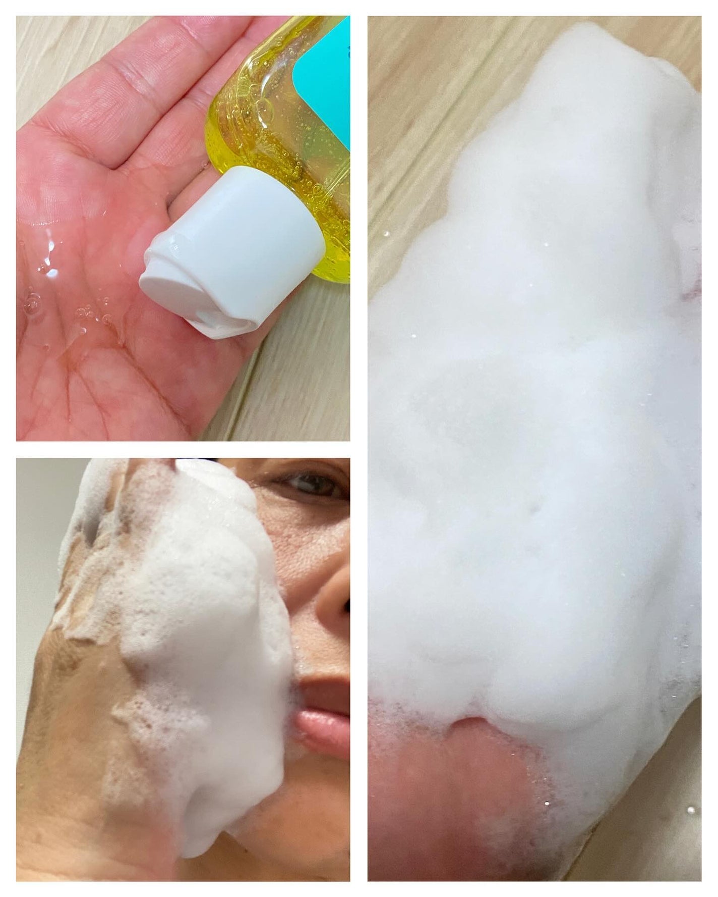 clean face gargle gel foam cleanser/laundryou/その他洗顔料を使ったクチコミ(3枚目)