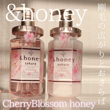 サクラ ディープモイスト シャンプー1.0/ヘアトリートメント2.0/&honey/シャンプー・コンディショナーを使ったクチコミ（1枚目）