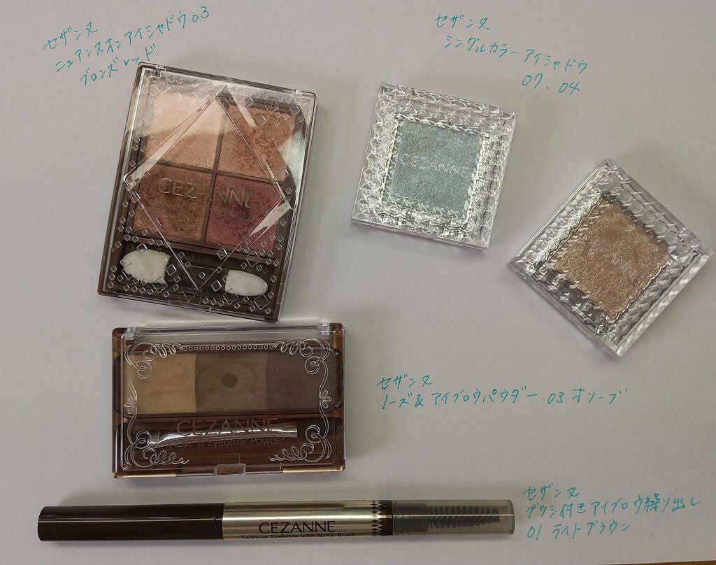 ノーズ&アイブロウパウダー/CEZANNE/パウダーアイブロウを使ったクチコミ(4枚目)