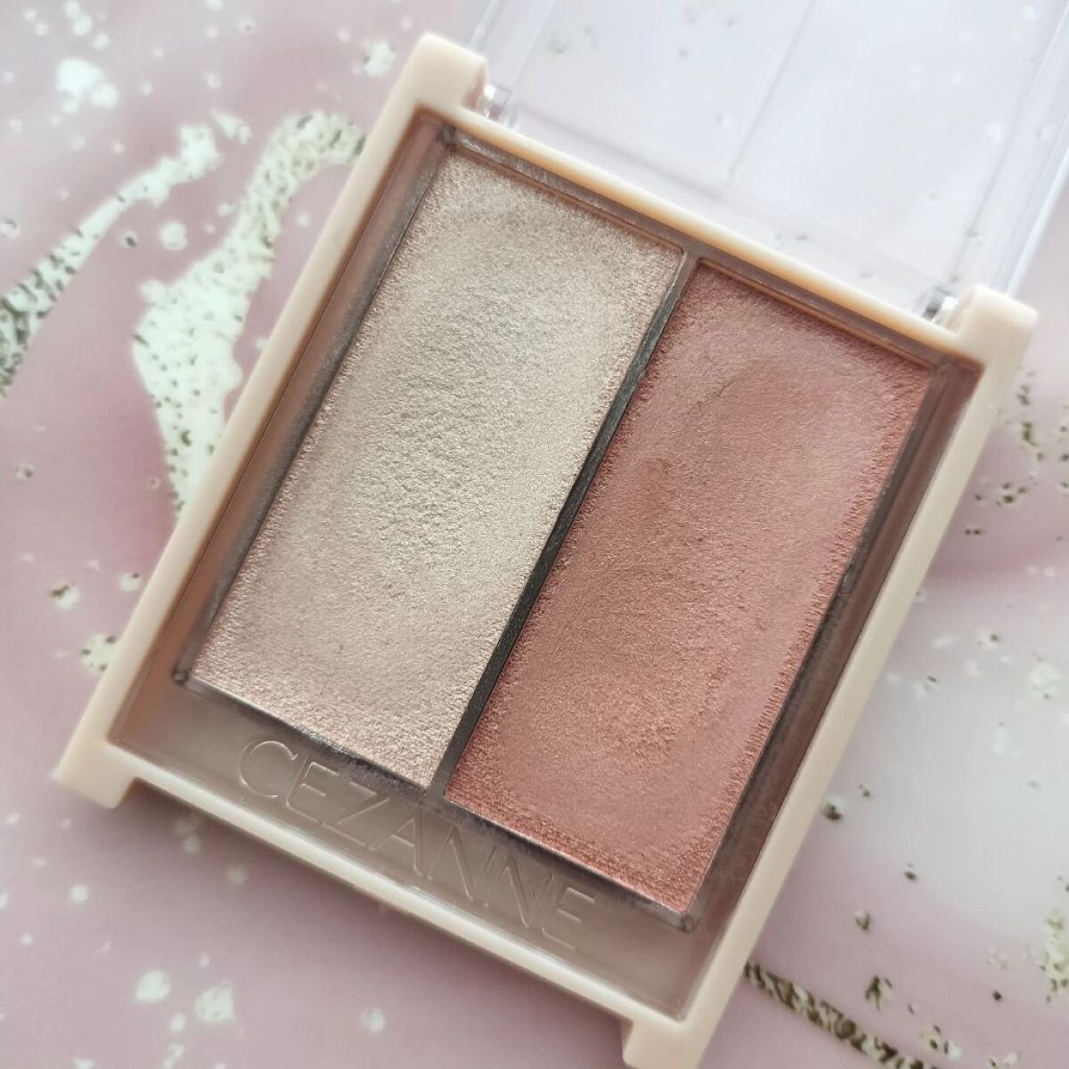 フェイスグロウカラー/CEZANNE/クリームハイライトを使ったクチコミ（2枚目）