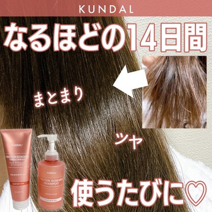 クンダル ダメージケア シャンプー/トリートメント/KUNDAL/市販シャンプーを使ったクチコミ(1枚目)