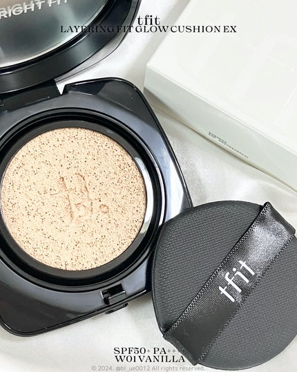 レイヤリングフィット グロークッションEX/TFIT/クッションファンデーションを使ったクチコミ(2枚目)