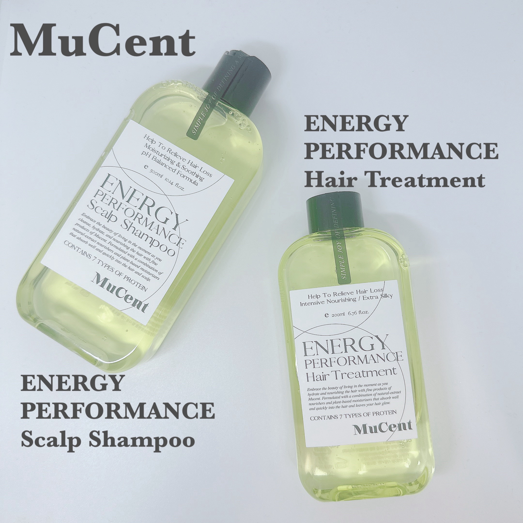 エナジーパフォーマンス スカルプシャンプー / ヘアトリートメント/MuCent/市販シャンプーを使ったクチコミ（1枚目）