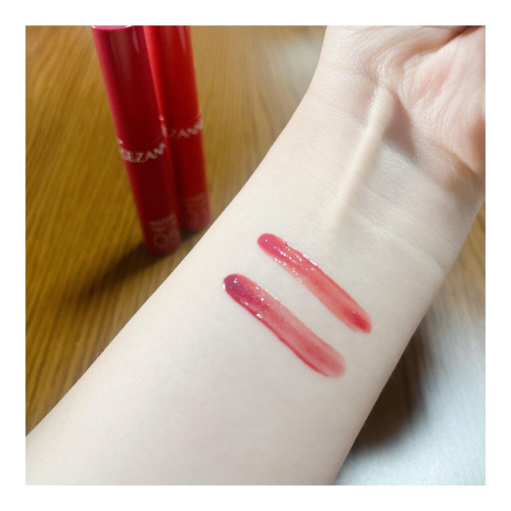 ウォータリーティントリップ/CEZANNE/リップティントを使ったクチコミ（2枚目）