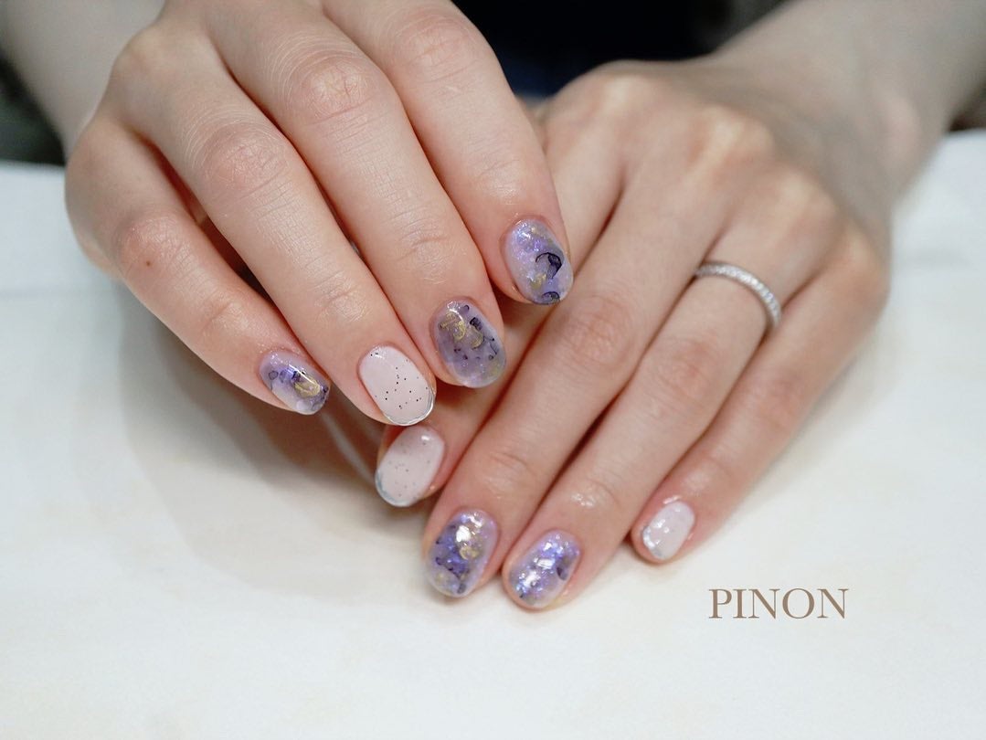 shino on LIPS 「Designcourseインクネイル☺︎!エフェクトを仕込んで..」(1枚目)