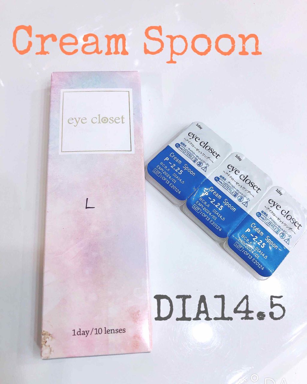 eye closet 1day SweetSeries "Half"(アイクローゼットワンデー スウィートシリーズ ハーフ)/EYE CLOSET/ワンデー(1DAY)カラコンを使ったクチコミ(2枚目)