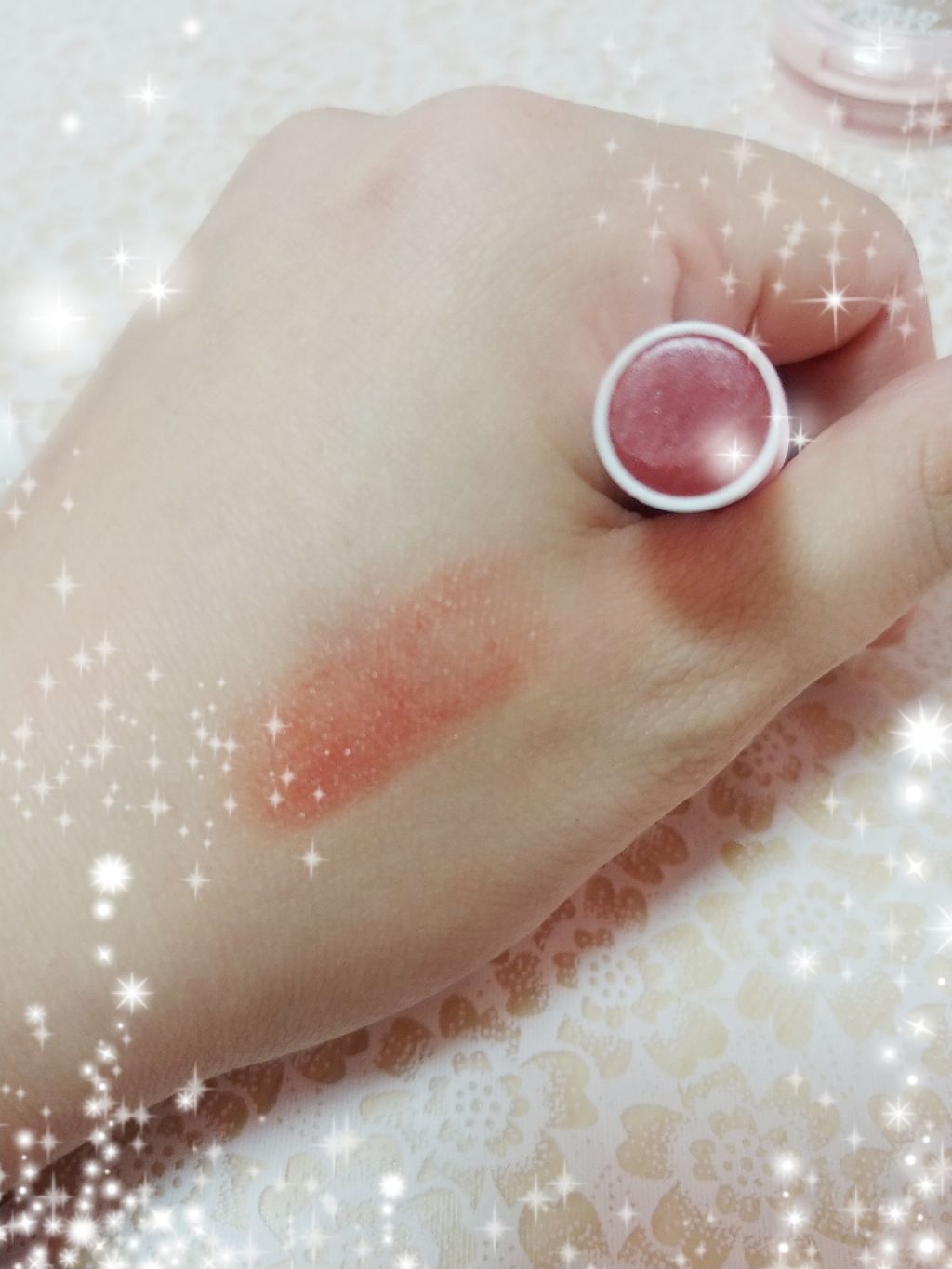 Blooming Kitty リップスティック/DAISO/口紅を使ったクチコミ(3枚目)