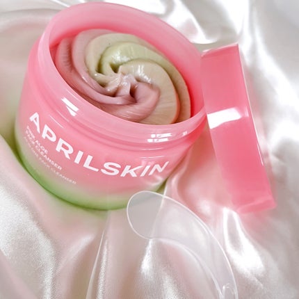ピンクアロエメレンゲクレンザー/APRILSKIN/その他洗顔料を使ったクチコミ(4枚目)