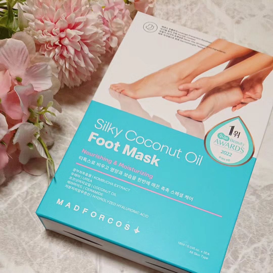 シルキーココナッツオイルフットマスク /MADFORCOS/レッグ・フットケアを使ったクチコミ（1枚目）