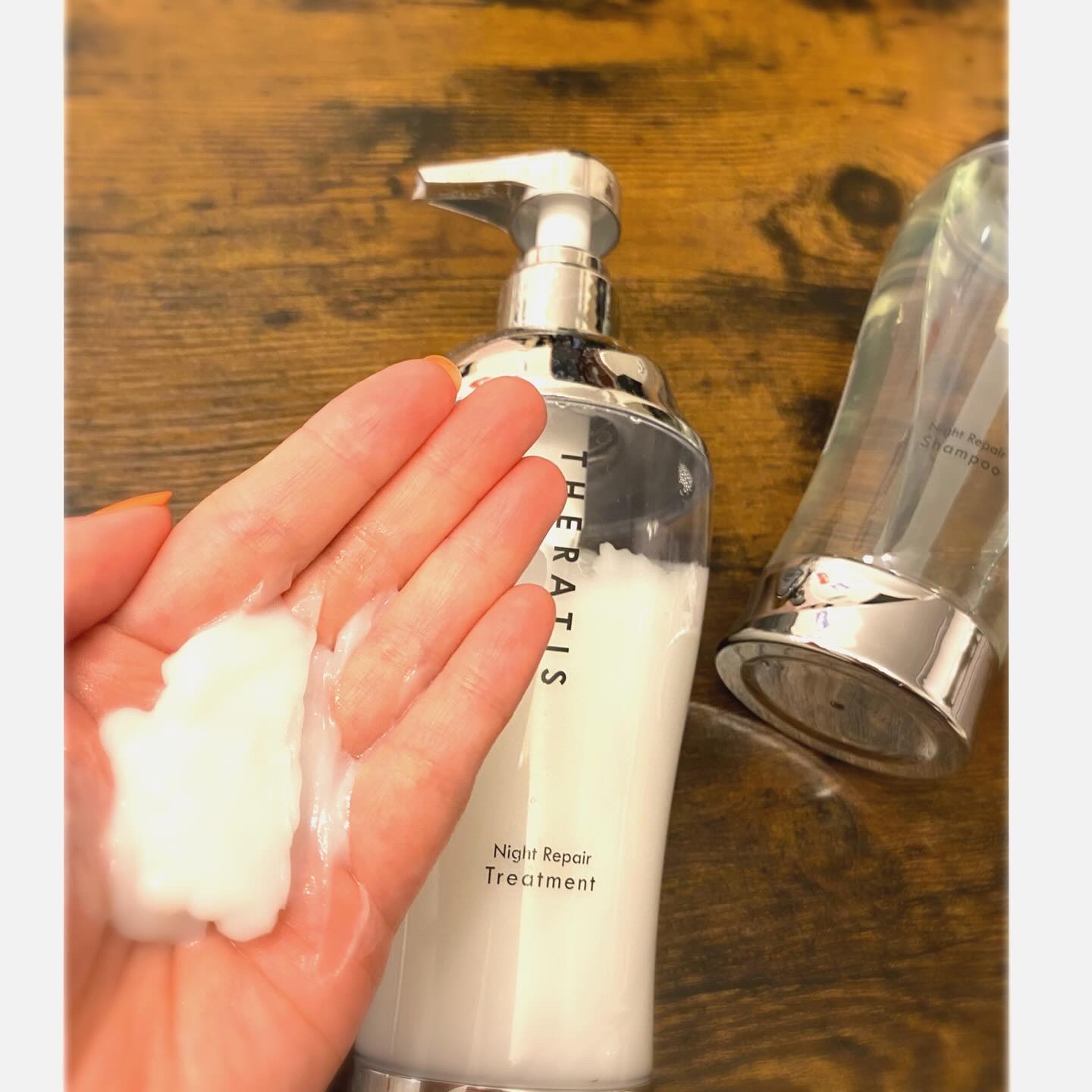 ナイトリペア シャンプー/ヘアトリートメント/THERATIS/シャンプー・コンディショナーを使ったクチコミ（3枚目）