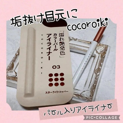 アイデザインライナー/COCOROIKI/リキッドアイライナーを使ったクチコミ(1枚目)