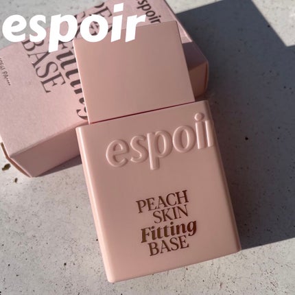 ピーチスキンフィッティングベース/espoir/化粧下地を使ったクチコミ(1枚目)