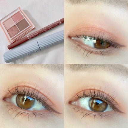 フォーリング イン アイシャドウ パレット/Peach C/アイシャドウパレットを使ったクチコミ(5枚目)