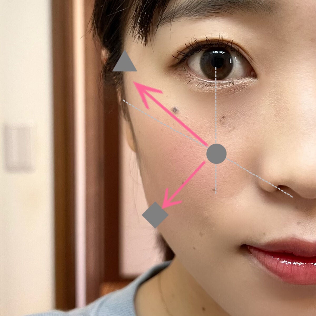 グロウフルールチークス/キャンメイク/パウダーチークを使ったクチコミ(2枚目)