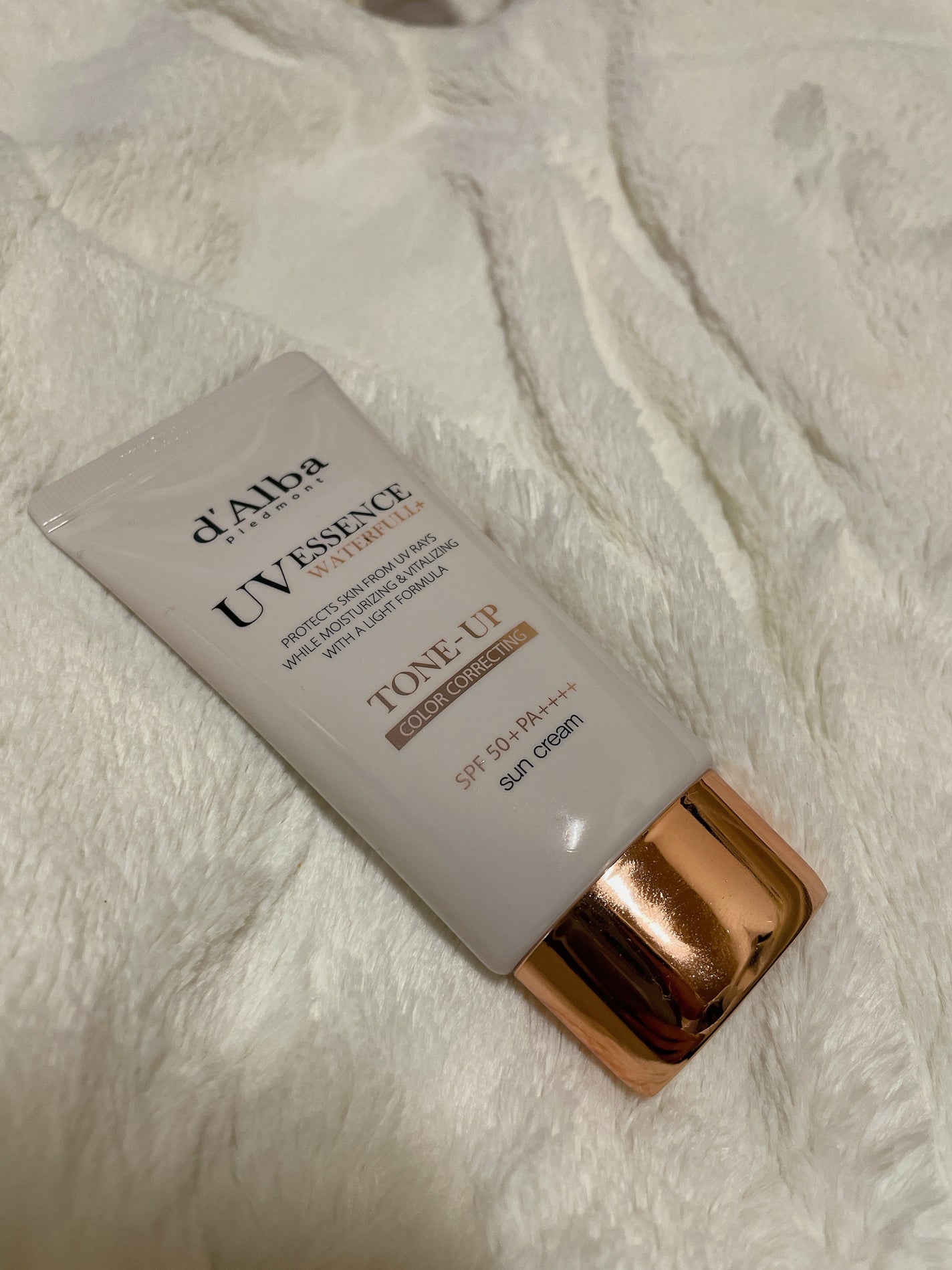 ウォータフルトーンアップサンクリーム/ダルバ/日焼け止めクリームを使ったクチコミ(1枚目)