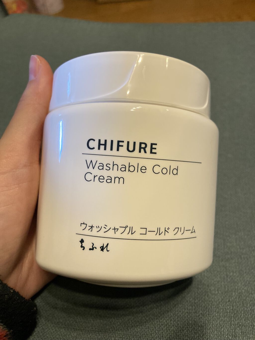 ウォッシャブル コールド クリーム 本品/ちふれ/クレンジングクリームを使ったクチコミ（1枚目）