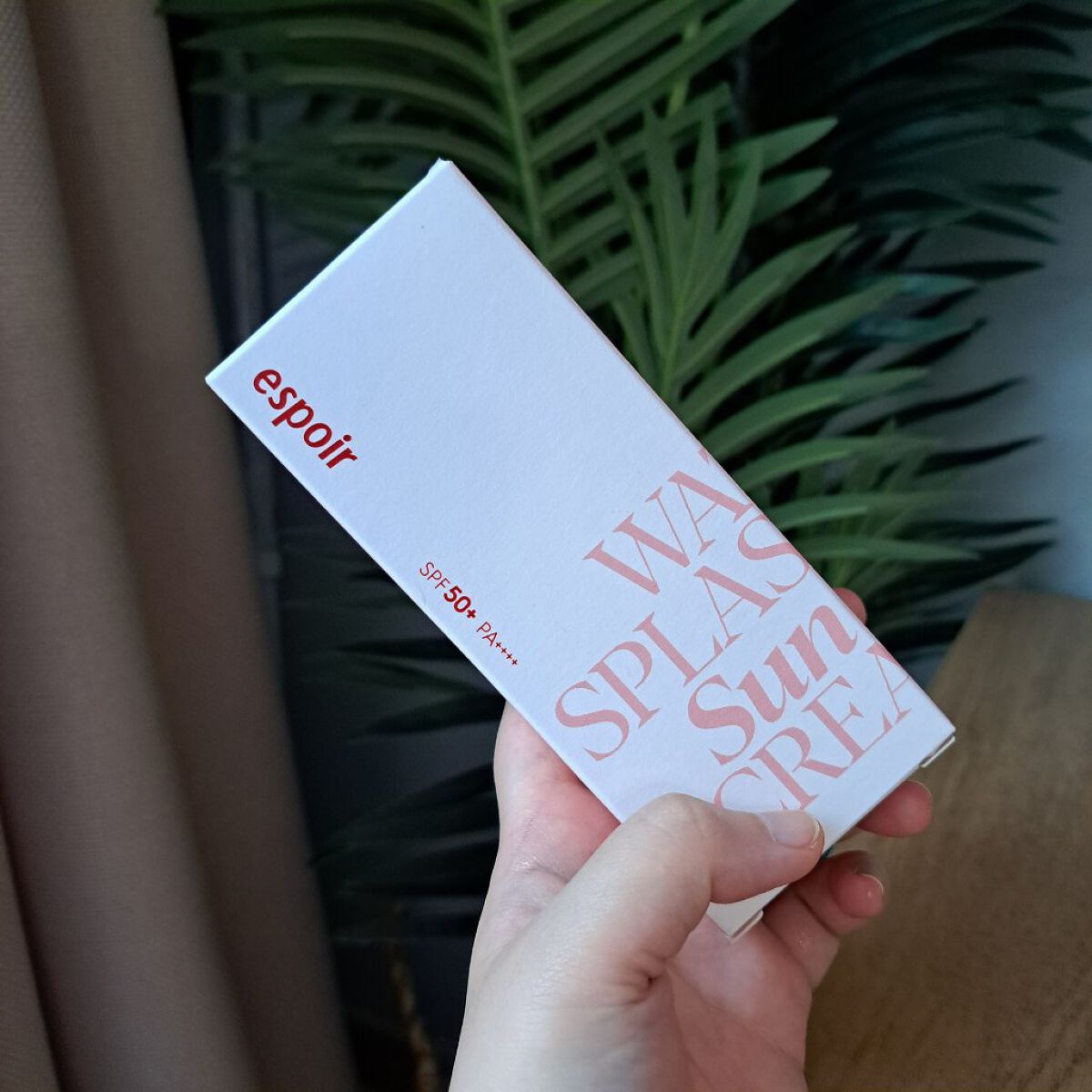 ウォータースプラッシュサンクリーム セラミド/espoir/日焼け止めクリームを使ったクチコミ（2枚目）