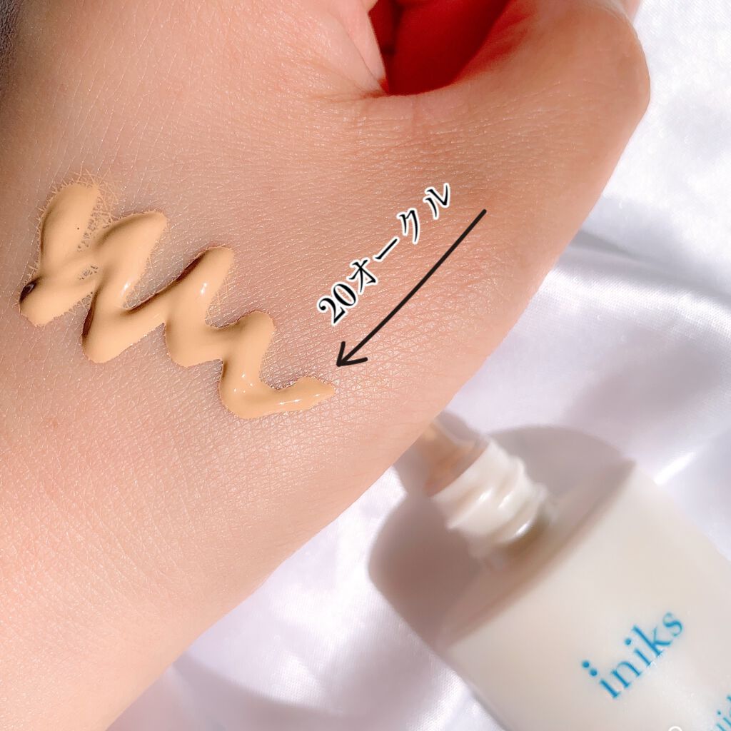 リキッド ファンデーション/iniks/リキッドファンデーションを使ったクチコミ（3枚目）