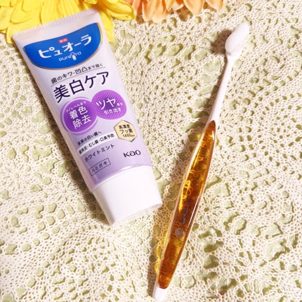薬用ピュオーラ 美白ケア ハミガキ/ピュオーラ/歯磨き粉を使ったクチコミ(3枚目)