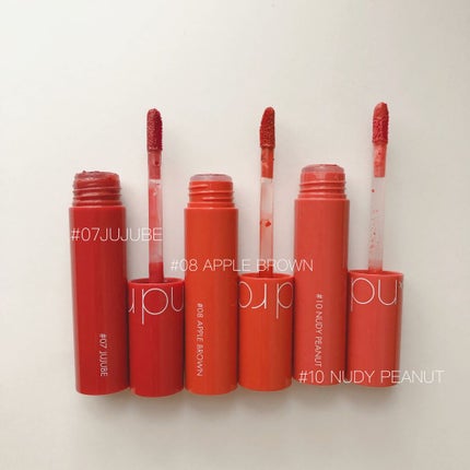 ジューシーラスティングティント/rom&nd/リップティントを使ったクチコミ(2枚目)