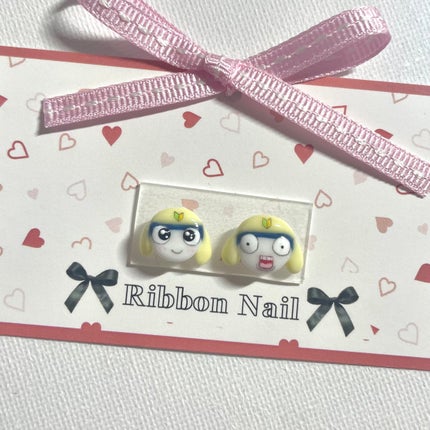 #3Dネイル,#推し活ネイル,#ケロロ軍曹ネイル,#タママネイルのネイルデザイン