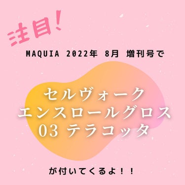 エンスロール グロス 03 テラコッタ/Celvoke/リップグロスを使ったクチコミ（1枚目）