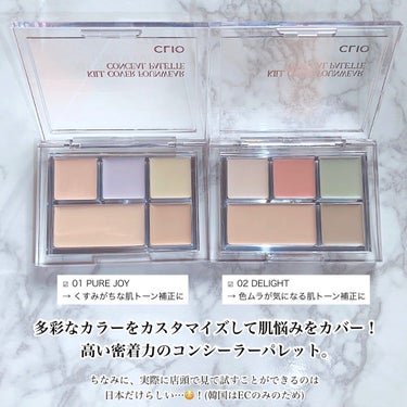 キル カバー ファンウェア コンシール パレット/CLIO/パレットコンシーラーを使ったクチコミ（2枚目）