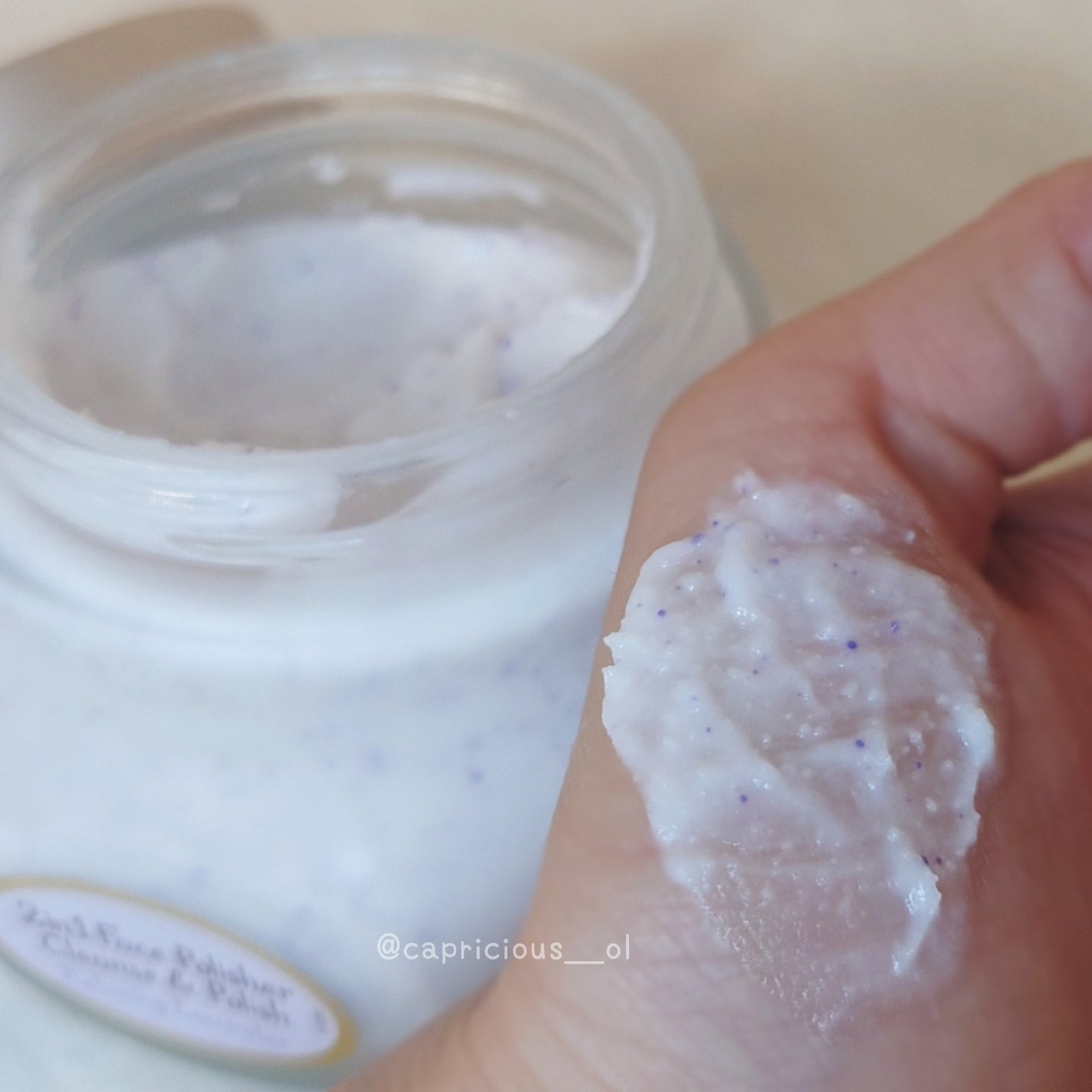 フェイスポリッシャー リラクシング(ラベンダー)/SABON/スクラブ・ゴマージュを使ったクチコミ(3枚目)