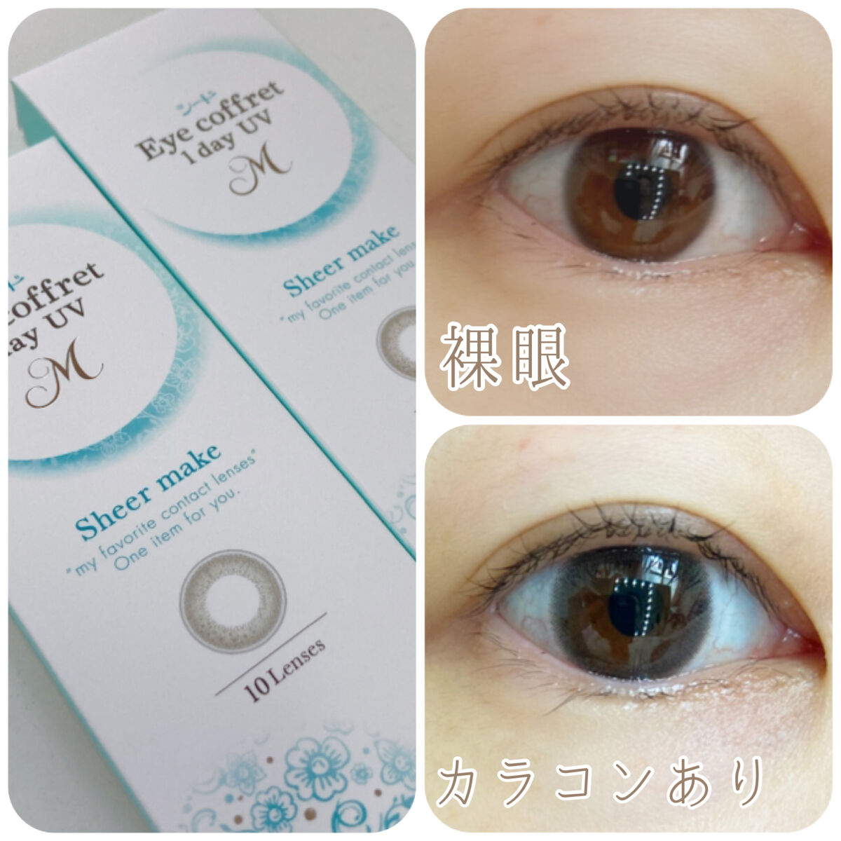 アイコフレ ワンデー UV M シアーメイク 10枚入 / シード(SEED) | LIPS