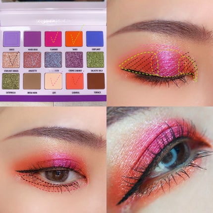 The Escape Pod/Kaleidos Makeup/アイシャドウパレットを使ったクチコミ(4枚目)