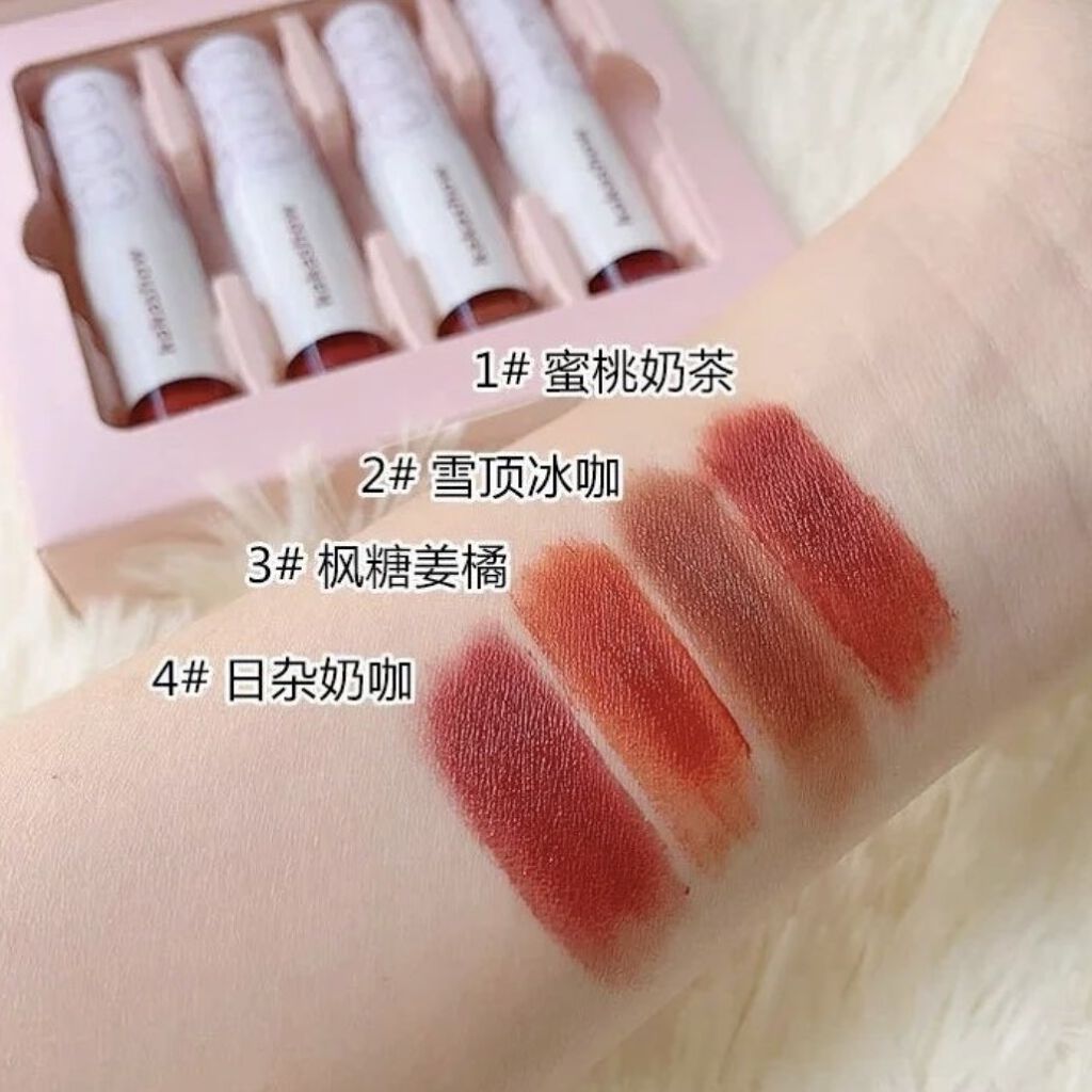 lip glaze set/kakashow/口紅を使ったクチコミ（3枚目）