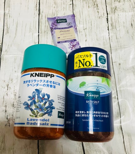 バスソルト ハッピーフォーミー ロータス&ジャスミンの香り/クナイプ/無機塩系入浴剤を使ったクチコミ(2枚目)
