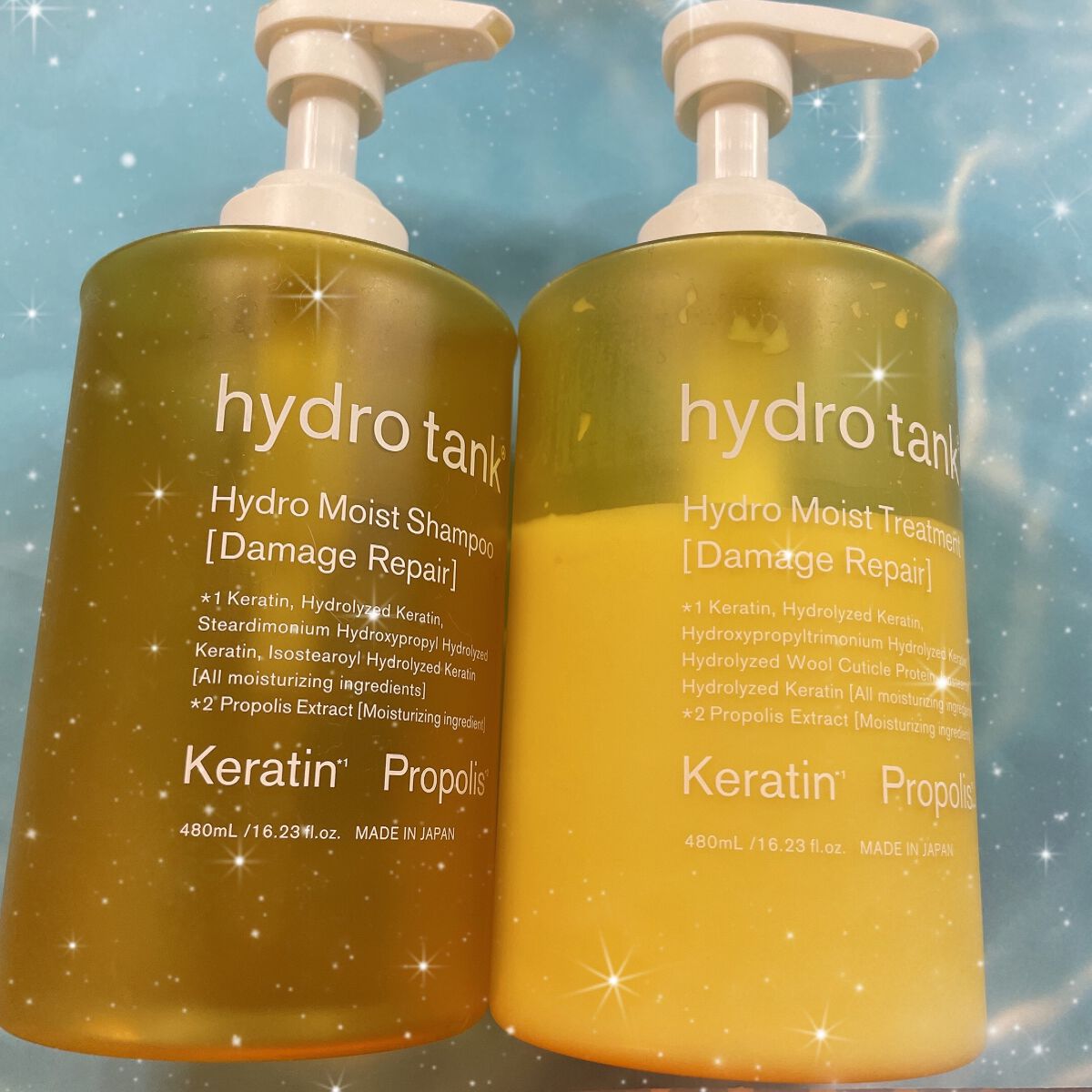 ダメージリペア ハイドロモイスト シャンプー／ヘアトリートメント/hydrotank/シャンプー・コンディショナーを使ったクチコミ（1枚目）