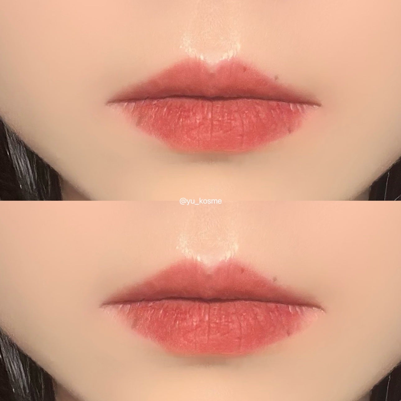 スーパーマットリップ&チークマッド/INTO U/口紅を使ったクチコミ(3枚目)