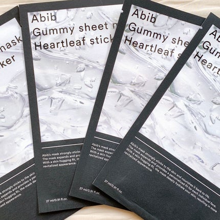 Abib ガムシートマスクドクダミステッカーのクチコミ「\\湯葉のようなシートマスク//
Abib(@Abib_japan)
❮ 𝙂𝙪𝙢𝙢𝙮 𝙨𝙝𝙚.....」(3枚目)