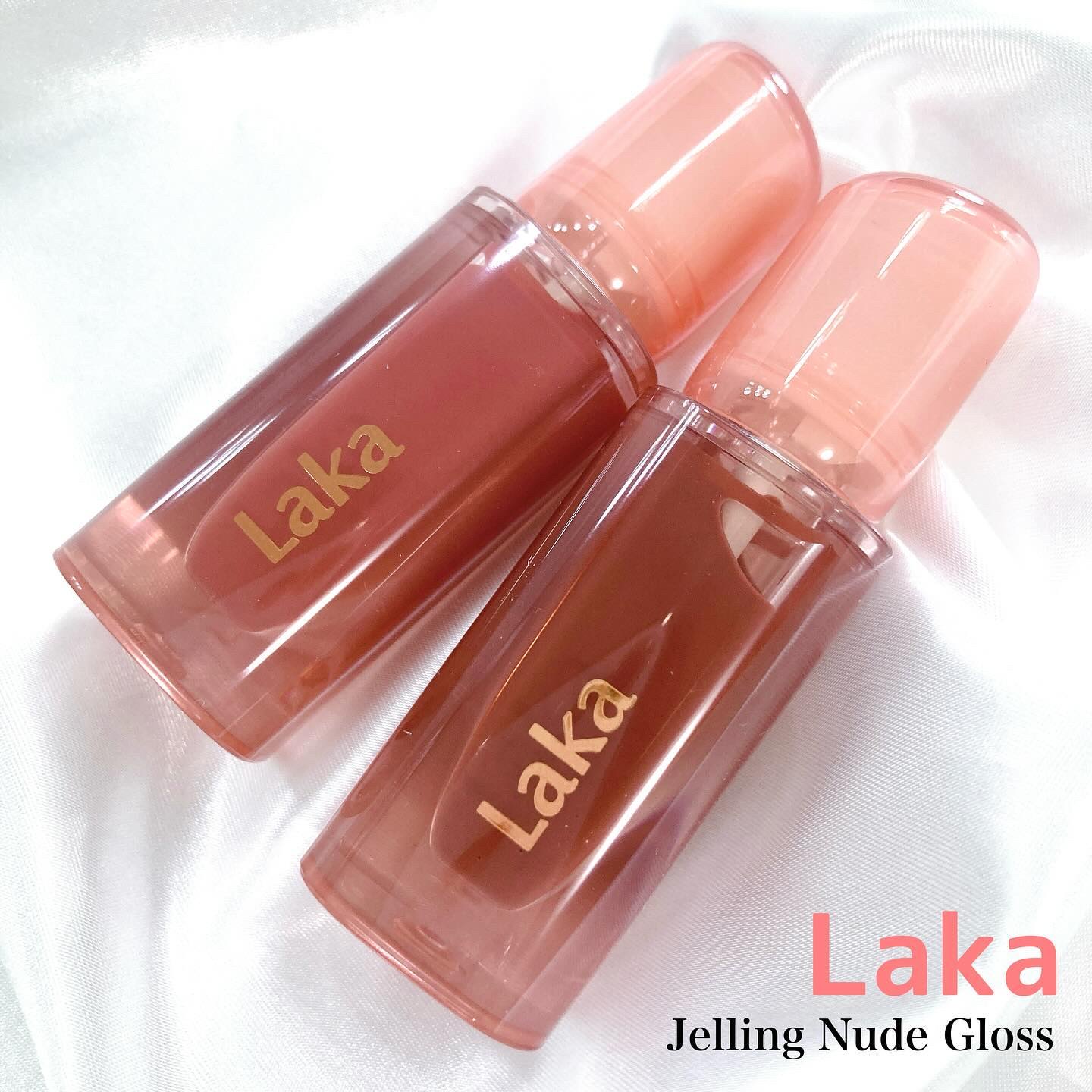 ジェリーイングヌードグロス/Laka/リップグロスを使ったクチコミ（1枚目）